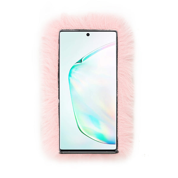 Fur Case Light Pink Note 10