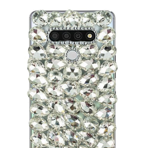 Handmade Silver Bling Case LG Stylo 6