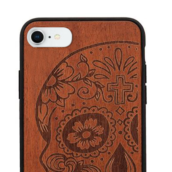 Skull Real Wood Iphone 7/8 SE 2020