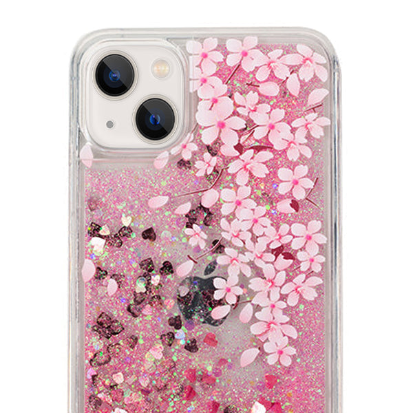 Orchid Flowers Liquid Case IPhone 13 Mini