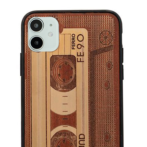Real Wood Casette Iphone 12 Mini