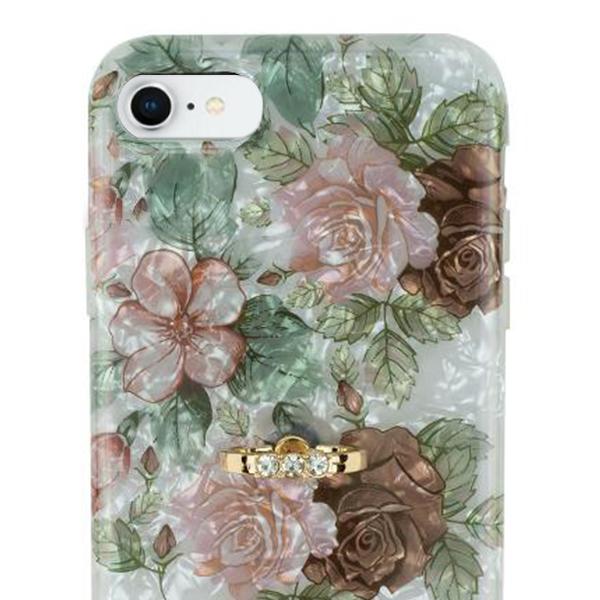 Flowers Pink Green Ring Skin Iphone 7/8 SE 2020