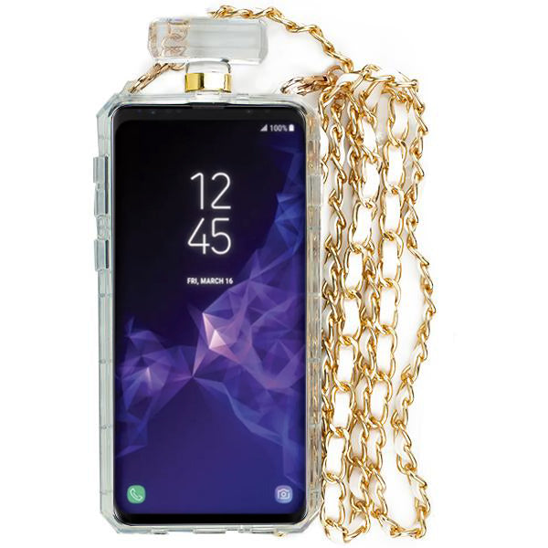 Handmade Cheetah Gold Bling Bottle Samsung S9 Plus