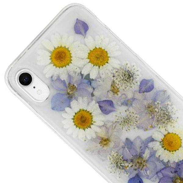 Real Flowers Purple Case Iphone XR