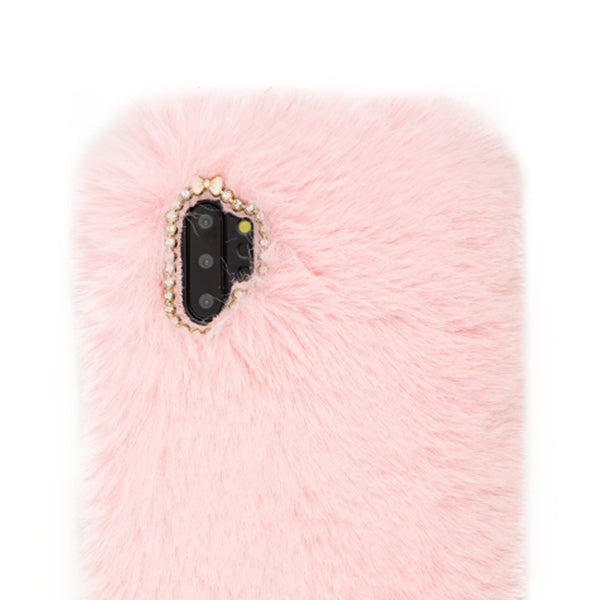 Fur Case Light Pink Note 10