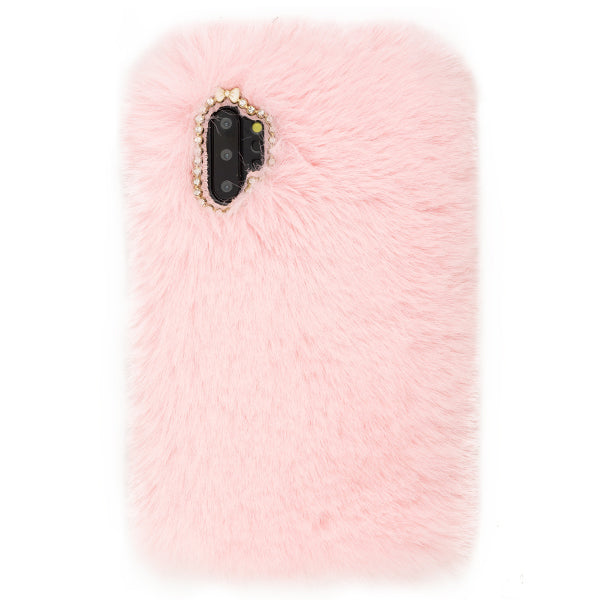 Fur Case Light Pink Note 10