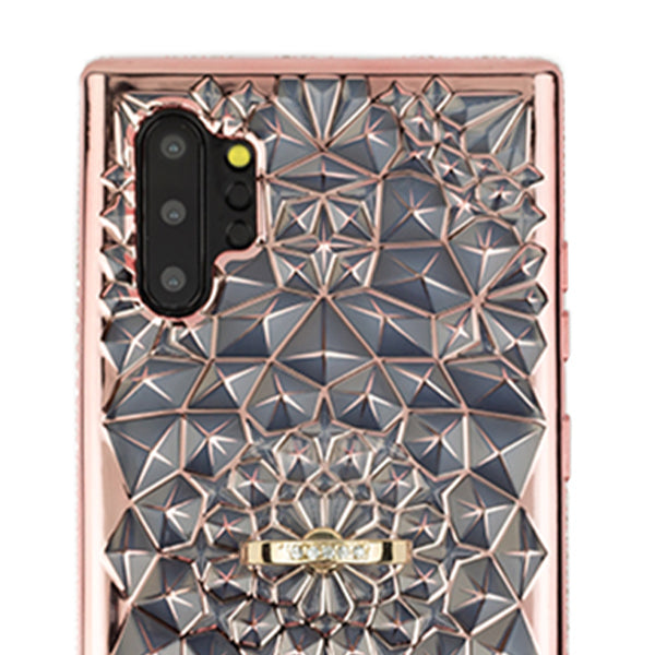 Abstract Ring Holder Case Rose Gold Note 10