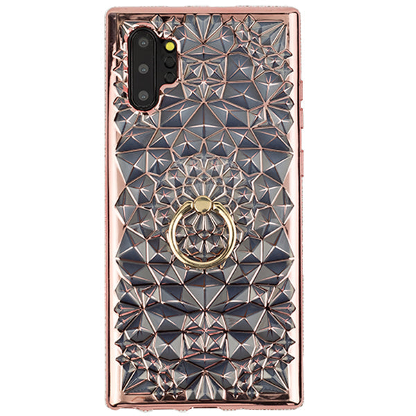 Abstract Ring Holder Case Rose Gold Note 10