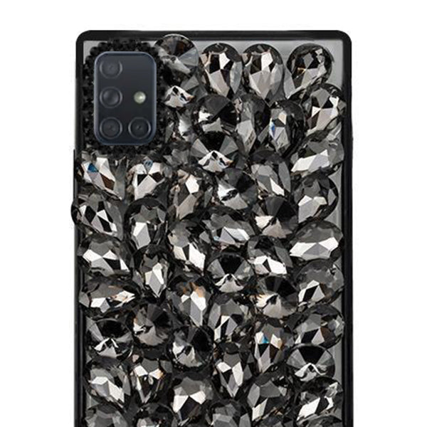 Handmade Bling Black Silver Case Samsung A71