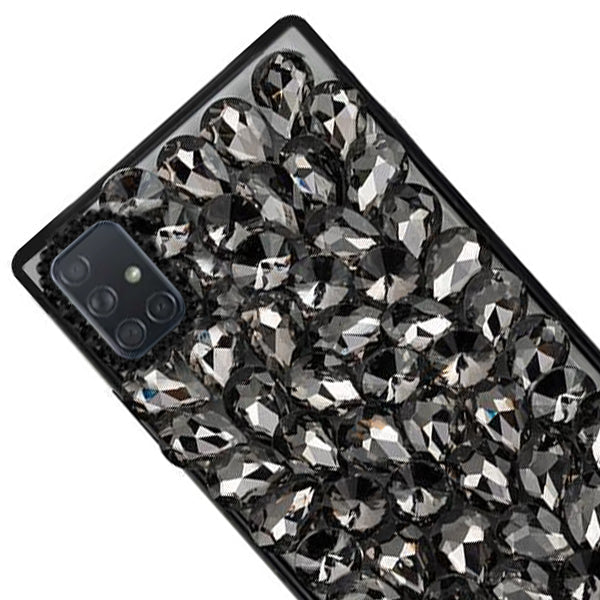 Handmade Bling Black Silver Case Samsung A71
