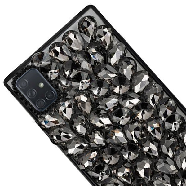 Handmade Bling Black Silver Case Samsung A71