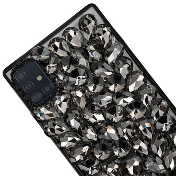 Handmade Bling Black Silver Case Samsung A51