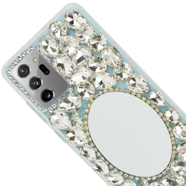 Handmade Mirror Silver Case Samsung  Note 20 Ultra
