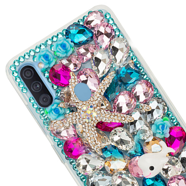 Handmade Seashells Bling Case Samsuns A11