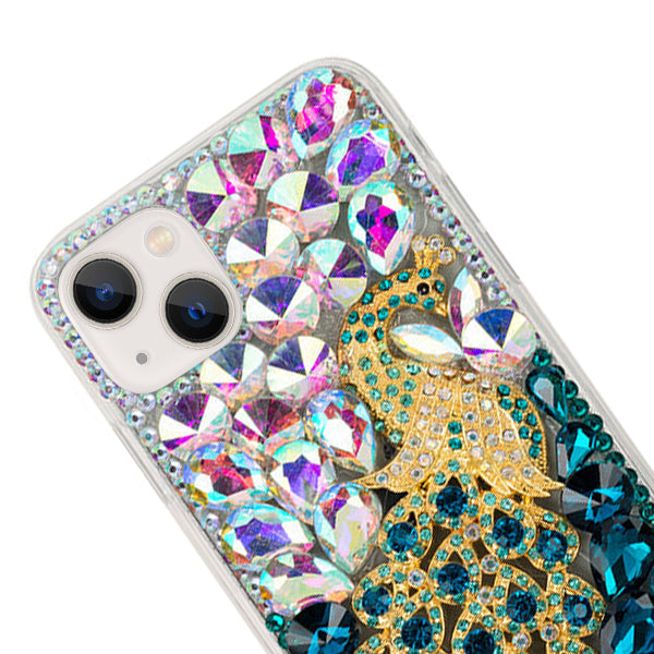 Handmade Peacock Bling Case IPhone 13