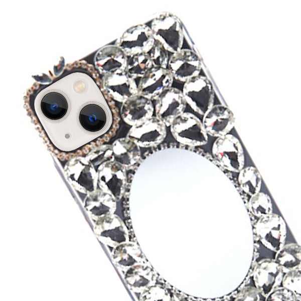 Handmade Bling Mirror Silver Case IPhone 13