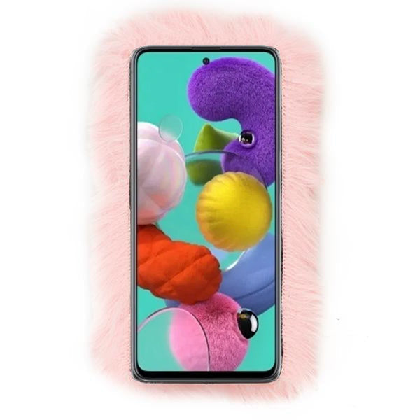 Fur Case Light Pink Samsung A51