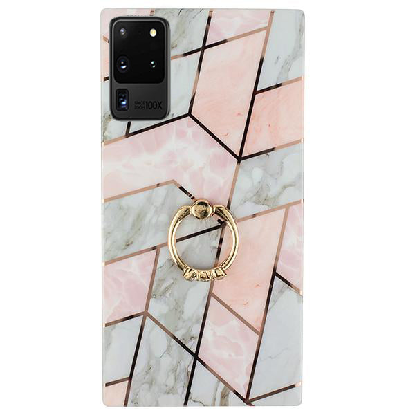 Marble Pink White Samsung S20 Ultra