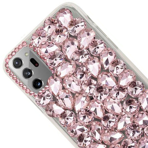 Handmade Bling Pink Case Note 20 Ultra
