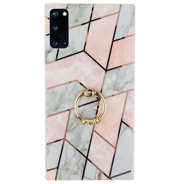 Marble Pink White Samsung S20