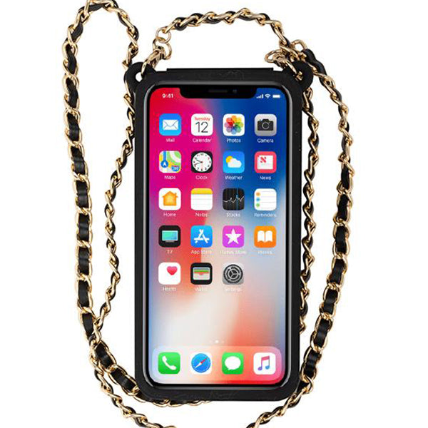 Crossbody Silicone Pouch with IPhone 12/12 Pro