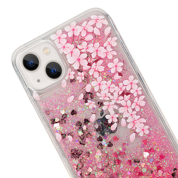 Orchid Flowers Liquid Case IPhone 13