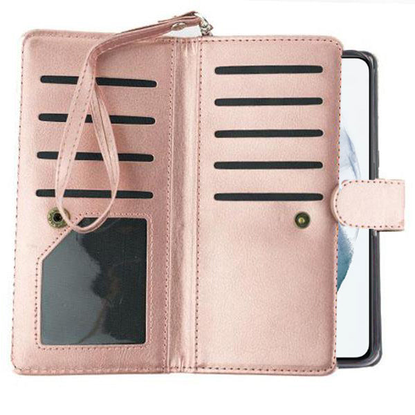 Detachable Wallet Rose Gold Samsung S21 Plus