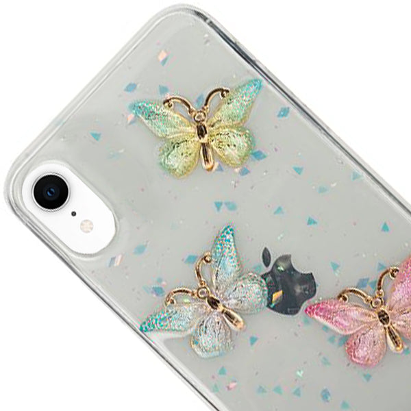 Butterflies 3D Pastel Case iphone XR
