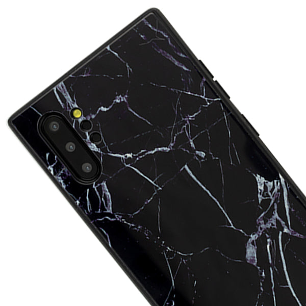 Marble Black Hard Case Note 10