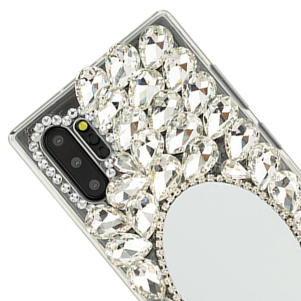 Handmade Mirror Silver Case Samsung Note 10 Plus