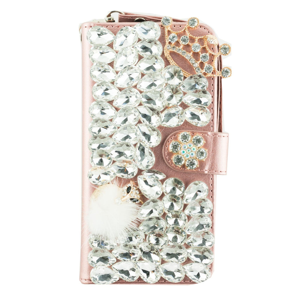 Bling Detachable Fox Rose Gold Wallet Case Iphone 7/8 Plus - Bling Cases.com