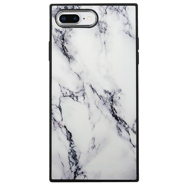 Square Marble White Iphone 7/8 Plus