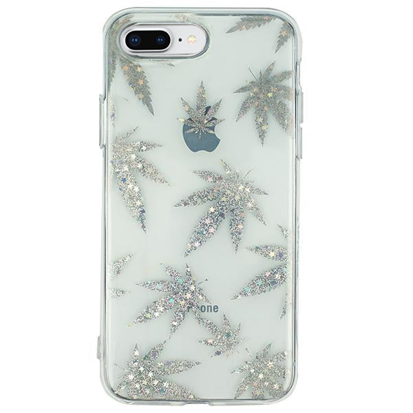 Weed Leaf Silver Case IPhone 7/8 Plus