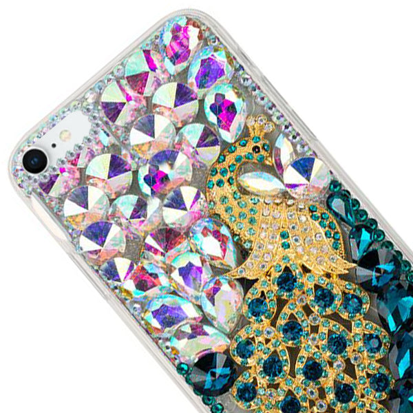 Handmade Peacock Bling Case Iphone 7/8 SE 2020