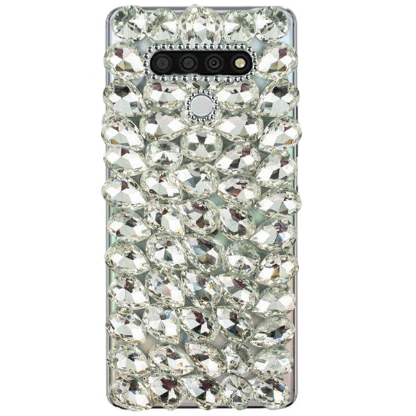 Handmade Silver Bling Case LG Stylo 6