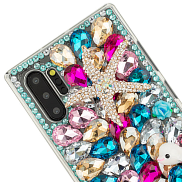 Handmade Seashells Bling Case Note 10