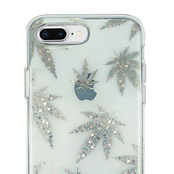 Weed Leaf Silver Case IPhone 7/8 Plus