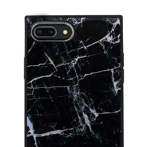 Square Marble Black Iphone 7/8 Plus