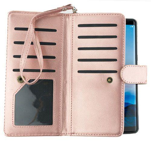 Detachable Wallet Rose Gold Note 8 - Bling Cases.com