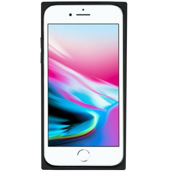 Square Hard Box Black Case Iphone 7/8 SE 2020