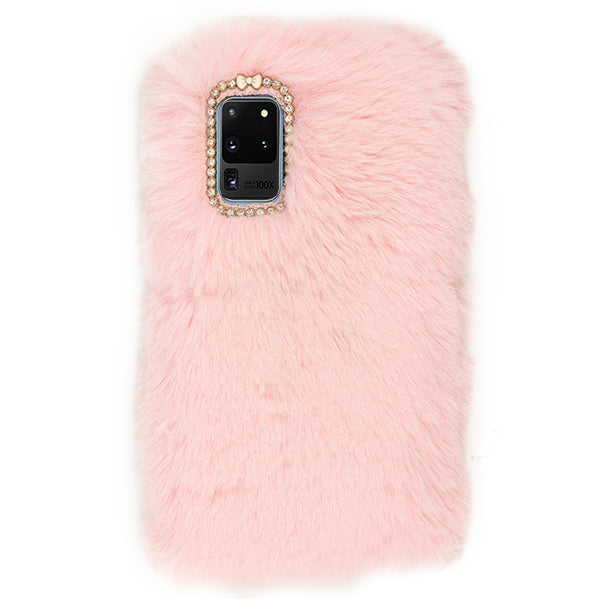 Fur Case Light Pink Samsung S20 Ultra