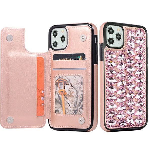 Back Book Card Case Pink Iphone 13 Pro Max