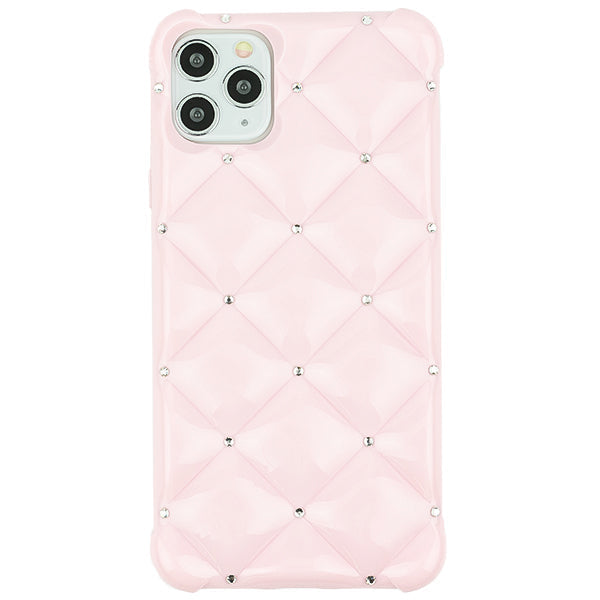 Plush Tpu Bling Skin Light Pink Iphone 13 Pro Max