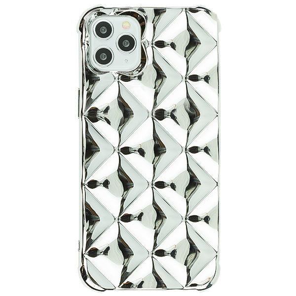 Plush Chrome Tpu Skin Case Silver Iphone 13 Pro Max