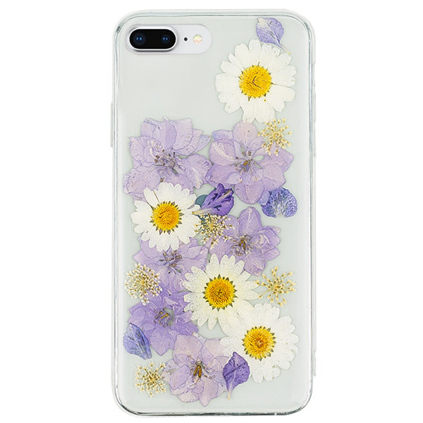 Real Flowers Purple Case Iphone 7/8 Plus