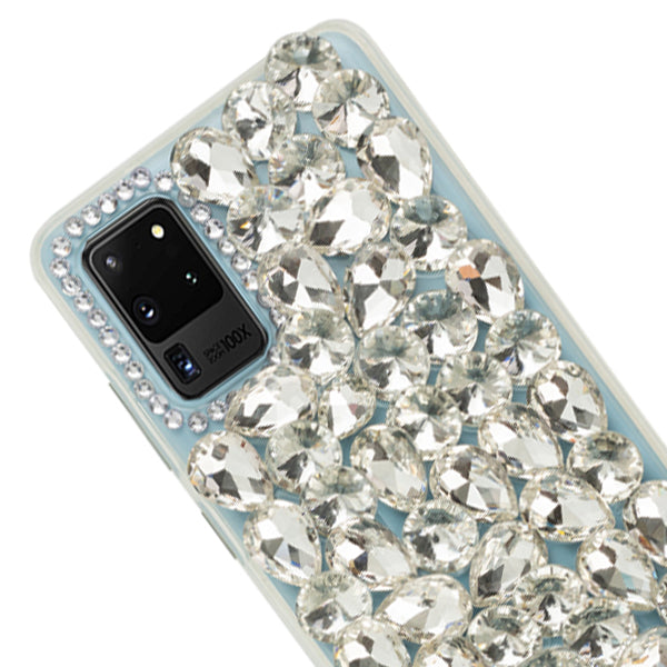 Handmade Bling Silver Case Samsung S20 Ultra