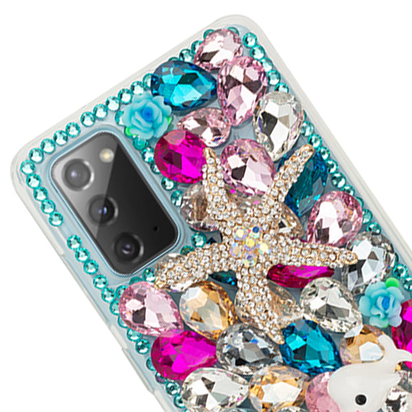 Handmade Seashells Bling Case Samsung Note 20