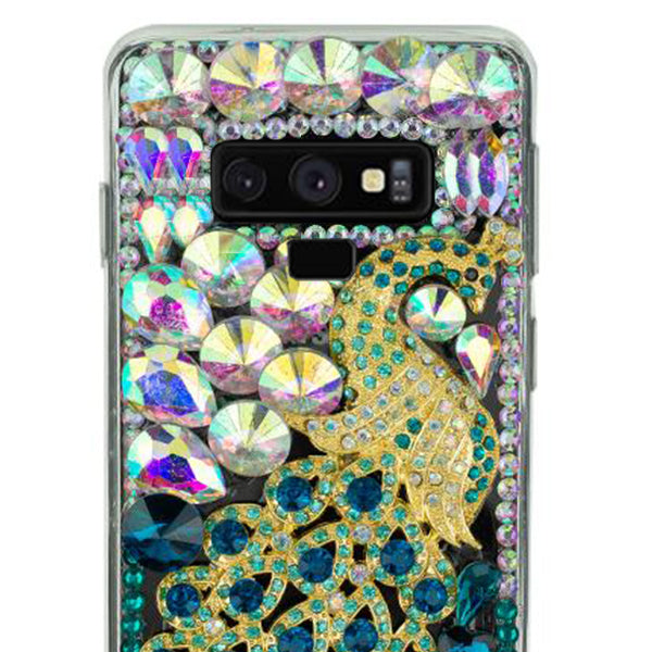 Handmade Peacock Bling Case Samsung Note 9