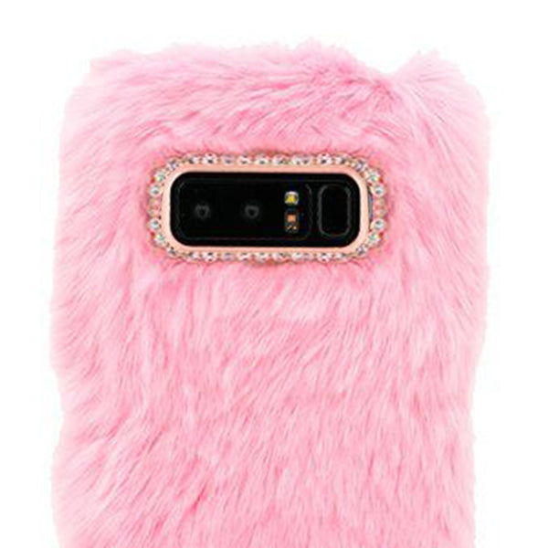 Fur Case Light Pink Samsung Note 8