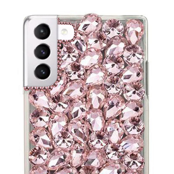 Handmade Bling Pink Case Samsung S21